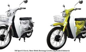 SM Sport E-Classic, Motor Bebek Bertenaga Listrik yang Ikonik di Indonesia SM Sport E-Classic
